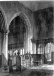 Kimpton Parish Church: Copies of watercolour drawings of interior of church by Buckler c1832