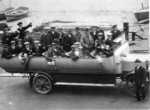 Butterfield's the Builders, Outing to the Sea-side by an early motor coach, everyone named
